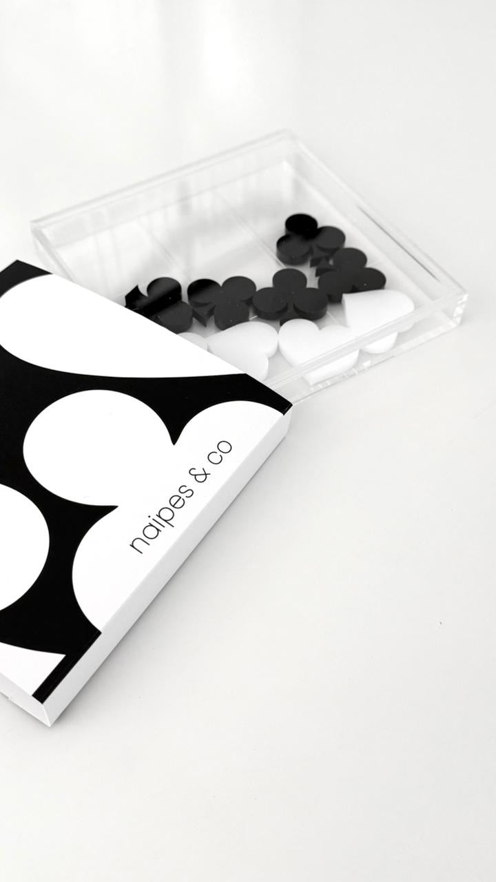Jogo da Velha de Naipes em Acrílico