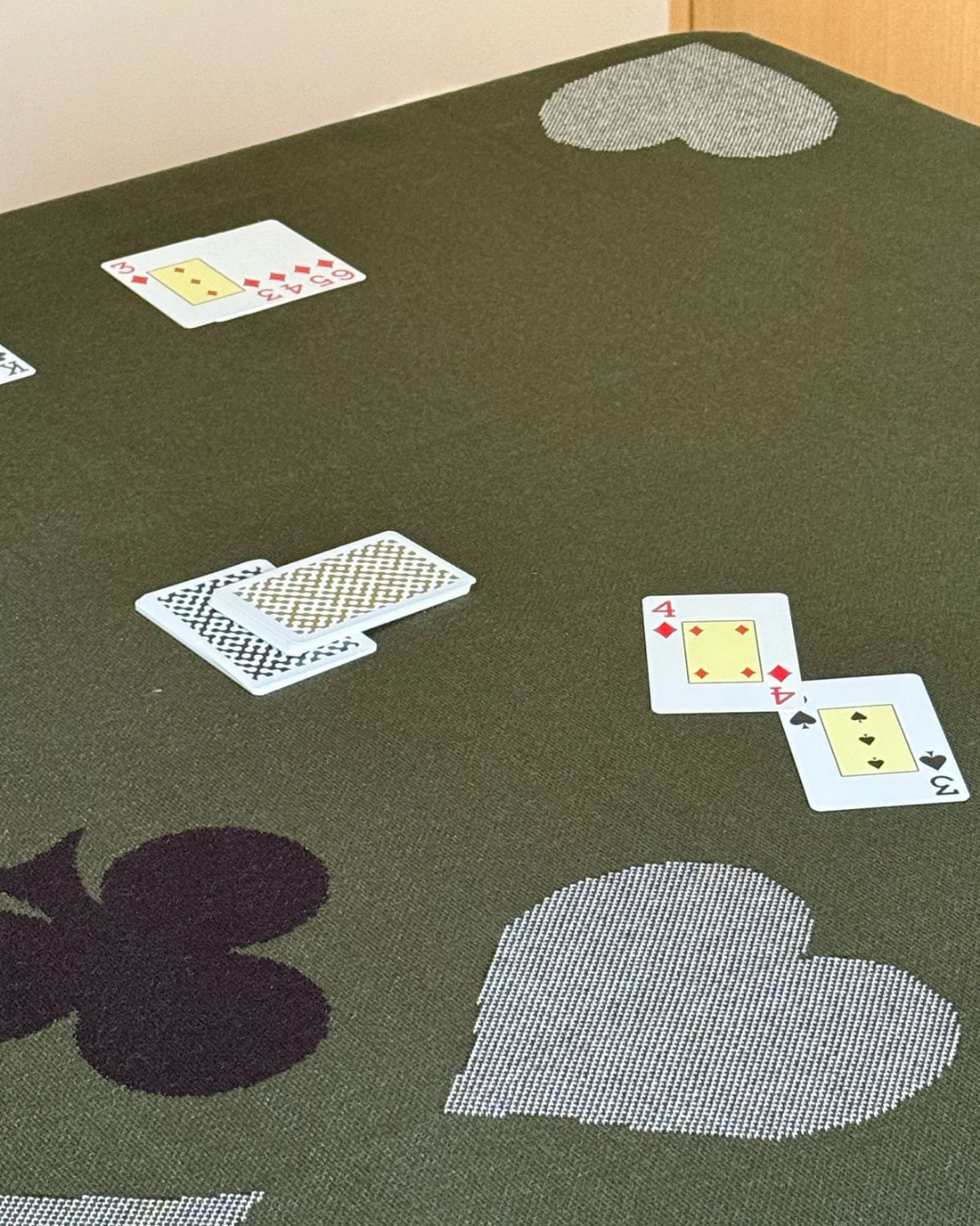 Toalha de Jogos Check Verde Militar