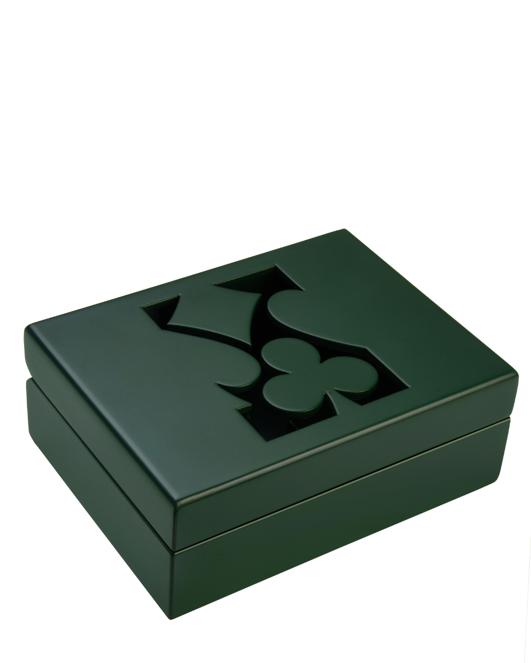 Caixa Porta Baralho Naipes Verde