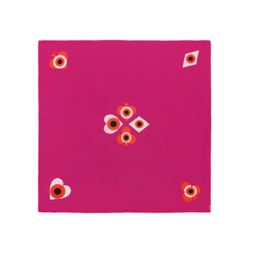 Toalha de Jogos Fun Pink com Laranja