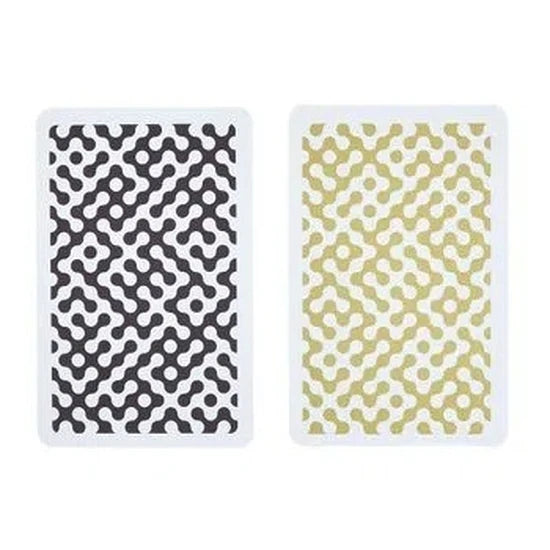 Baralho Naipes Grande Dourado e Preto