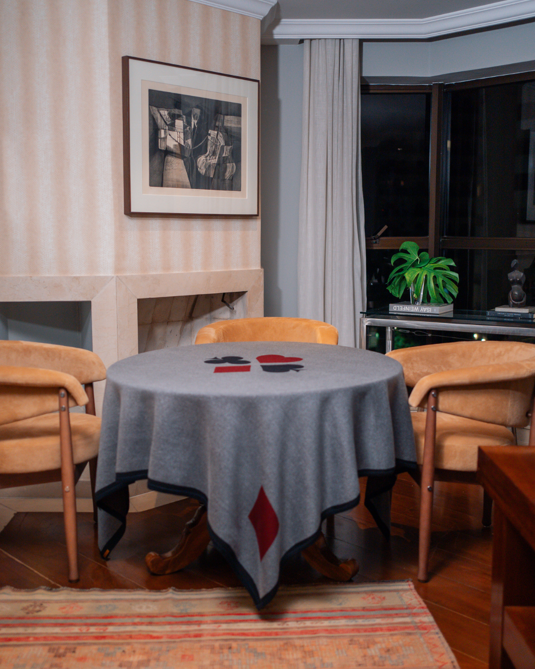 Toalha de Jogos Trust Mescla com Bordô