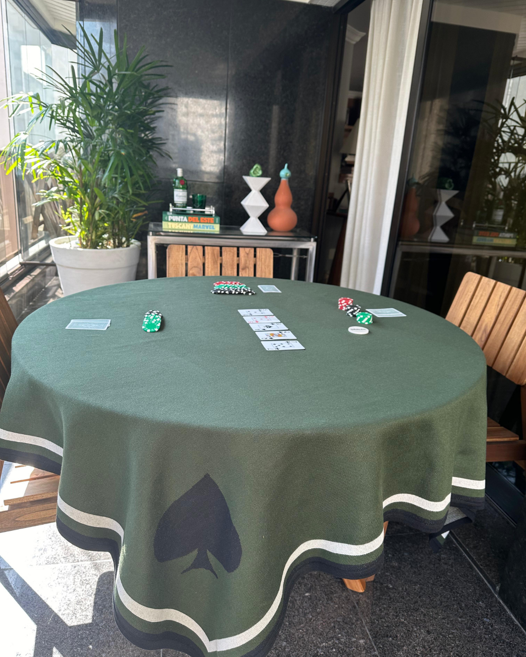 Toalha de Jogos Joy Verde Militar