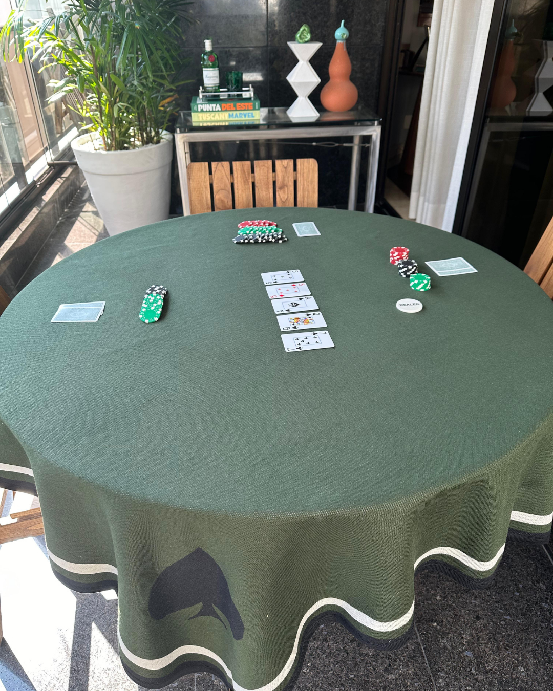 Toalha de Jogos Joy Verde Militar