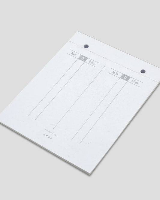 Refil Papel Pontuação Bloco Caramelo