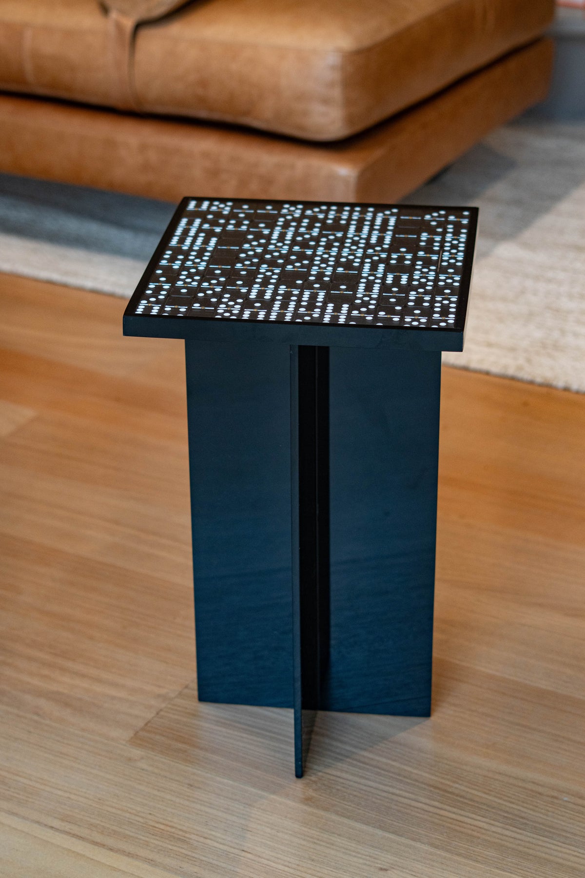 Mesa de Apoio Dominó Fixa Preto P