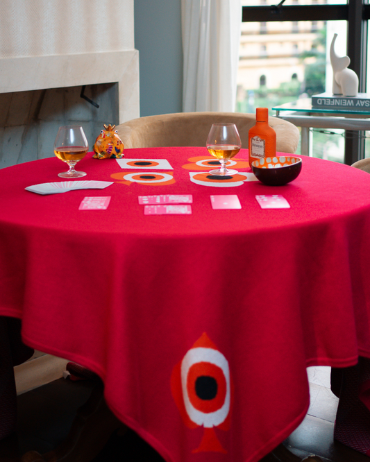 Toalha de Jogos Fun Pink com Laranja