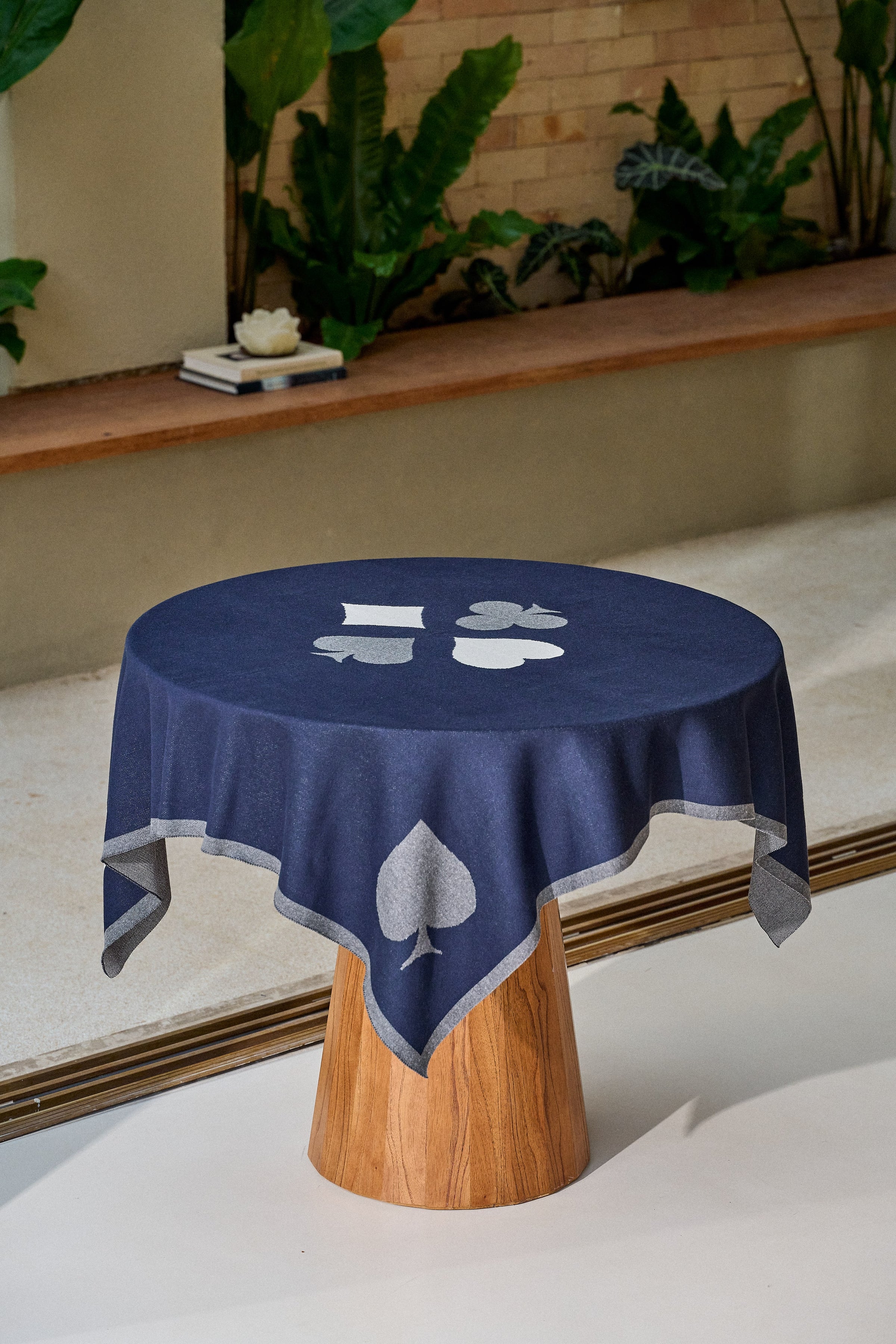 Toalha de Jogos Gift Navy com Mescla