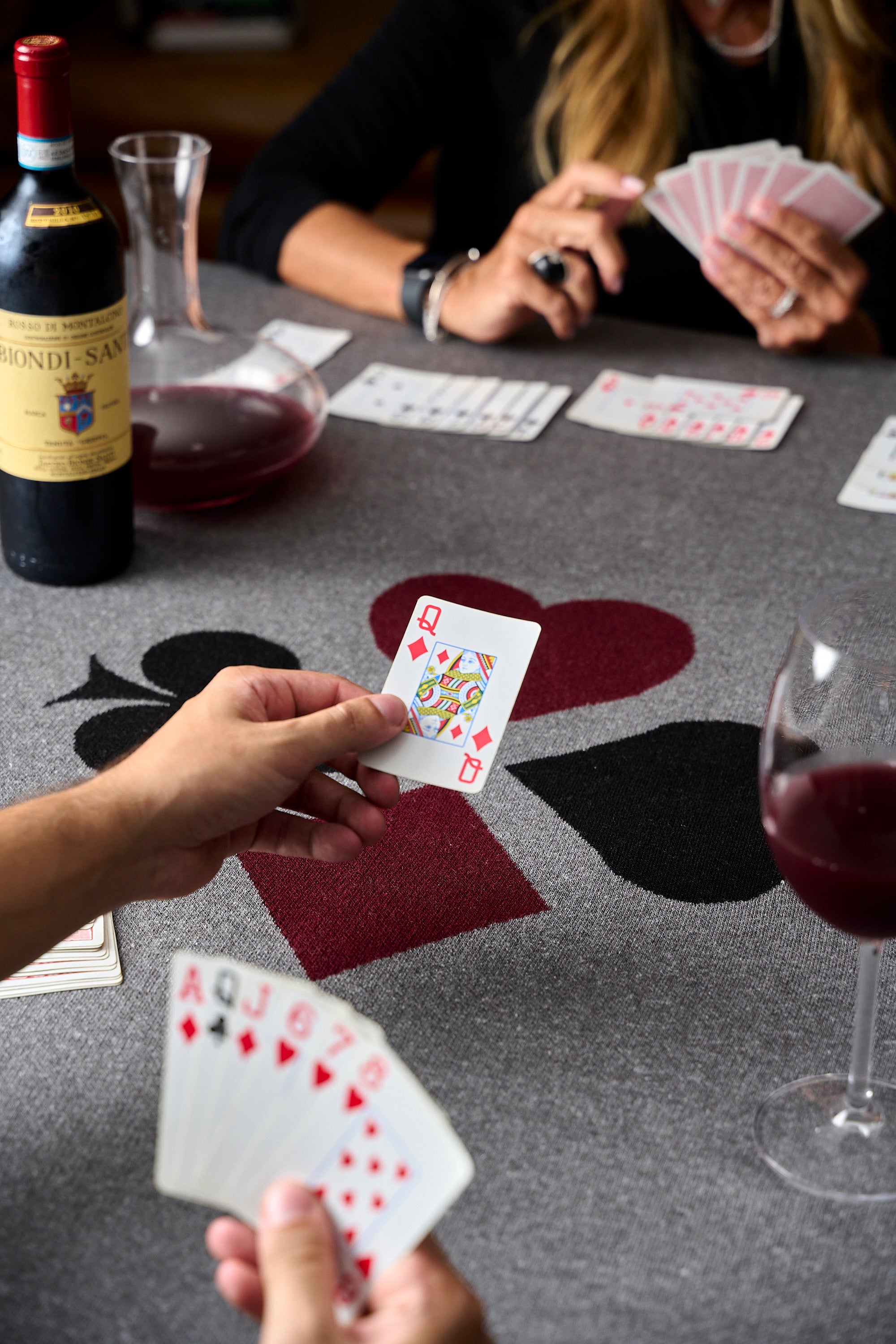 Toalha de Jogos Trust Mescla com Bordô