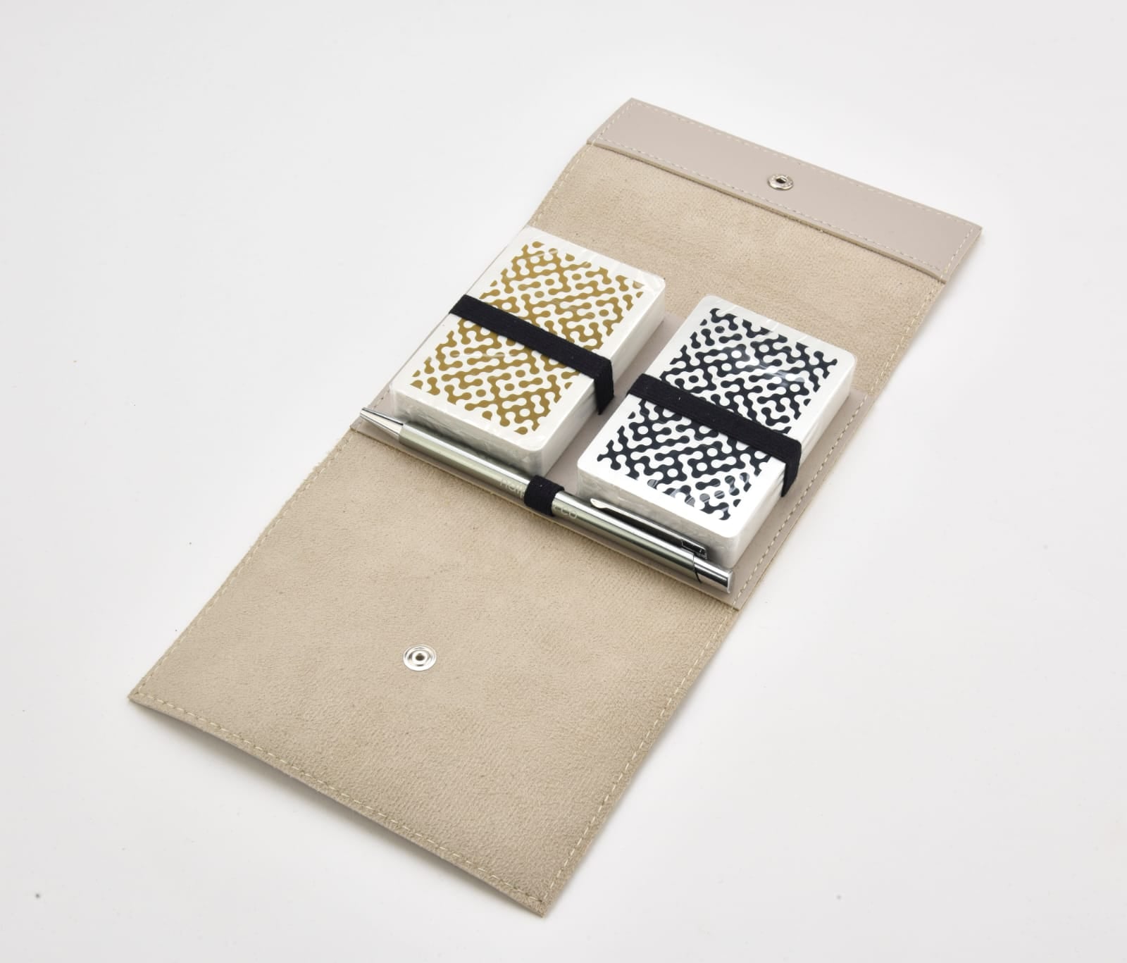 Carteira Porta Baralho Sisal Com Caneta