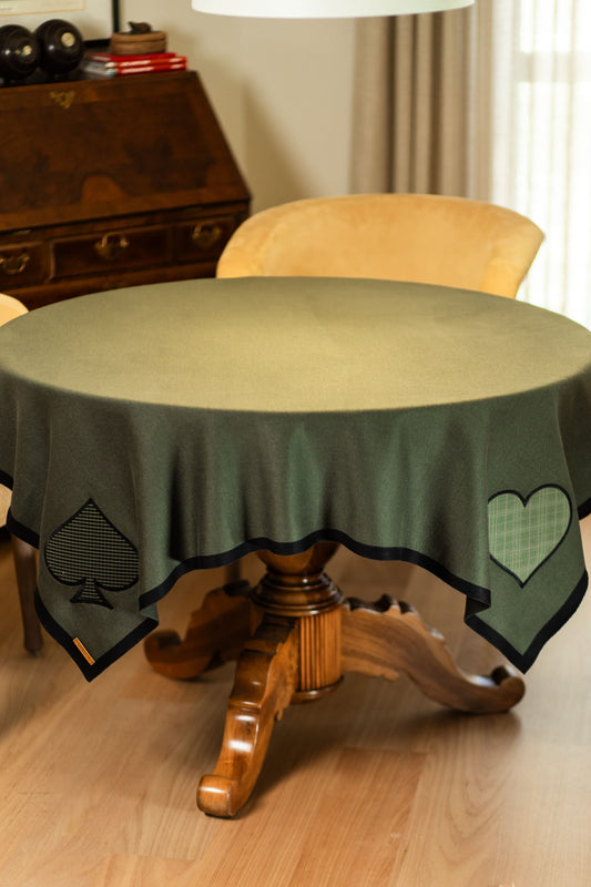 Toalha de Jogos Decor Alfaiataria Verde