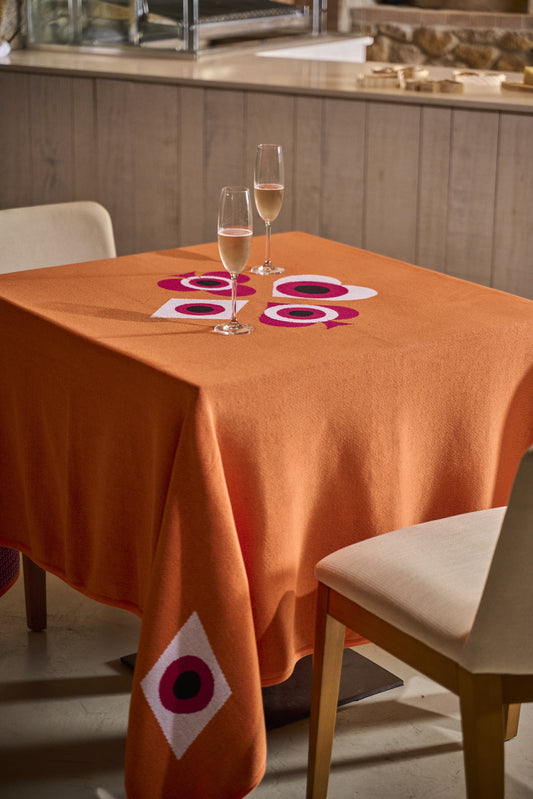 Toalha de Jogos Fun Laranja e Pink