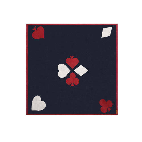 Toalha de Jogos Gift Navy com Faixa Vermelha