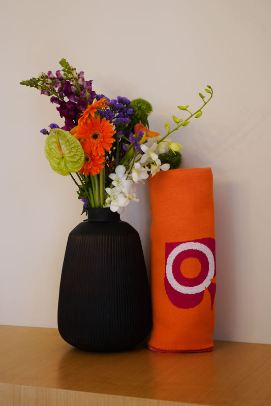 Toalha de Jogos Fun Laranja e Pink